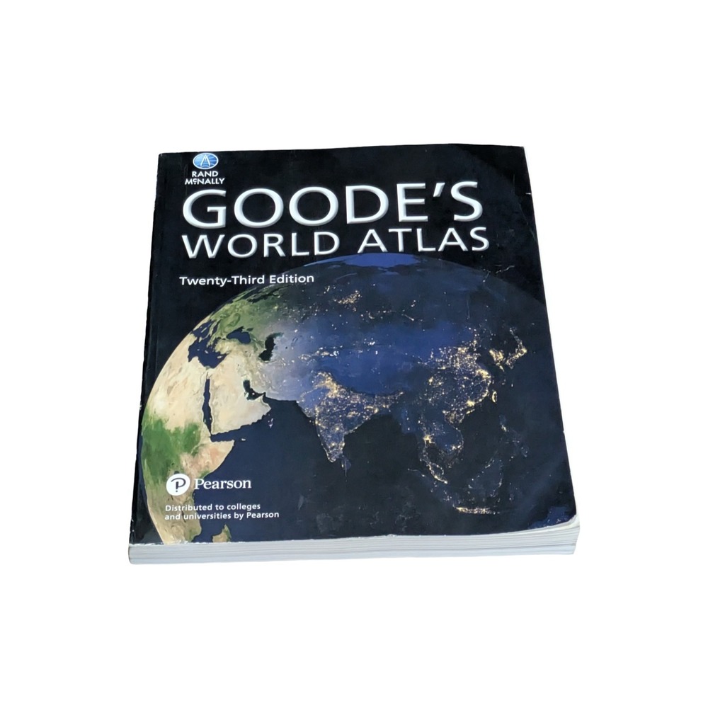 Goode's World Atlas Twenty-Third Edition By Rand McNally Paperback